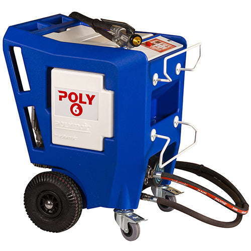 Système de projection HVLP Polymair 6, 32 L, 6 kg/min, enduits liège et crépis décoratifs — Swiss Airless Suisse