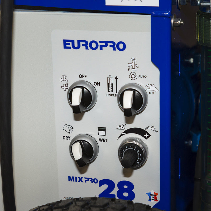 Machine à malaxage MixPro 28 — détail moteur — Suisse