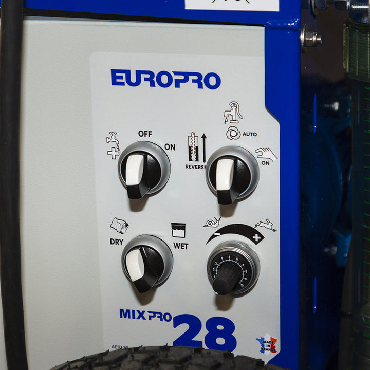 Machine à malaxage MixPro 28 — détail moteur — Suisse