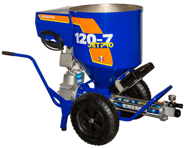 Machine à pulvériser JetPro 120-7, enduit film mince, 120 bar, 7 L/min, cuve inox 110 L — Swiss Airless Suisse