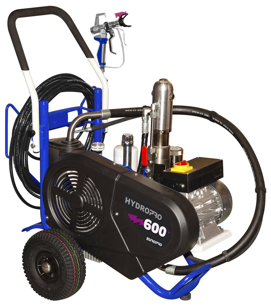 Pompe à piston airless HydroPro 600 E, bras rabattables — détail — Suisse