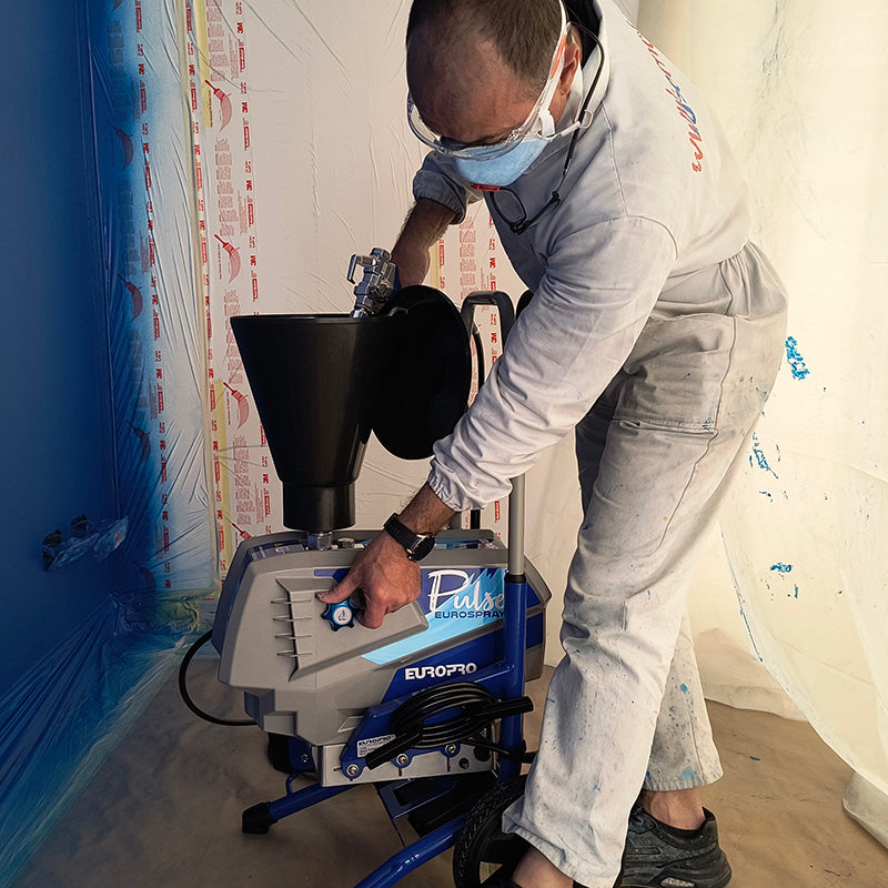 Pompe airless à membrane Pulse — finition et changement de teinte — Suisse