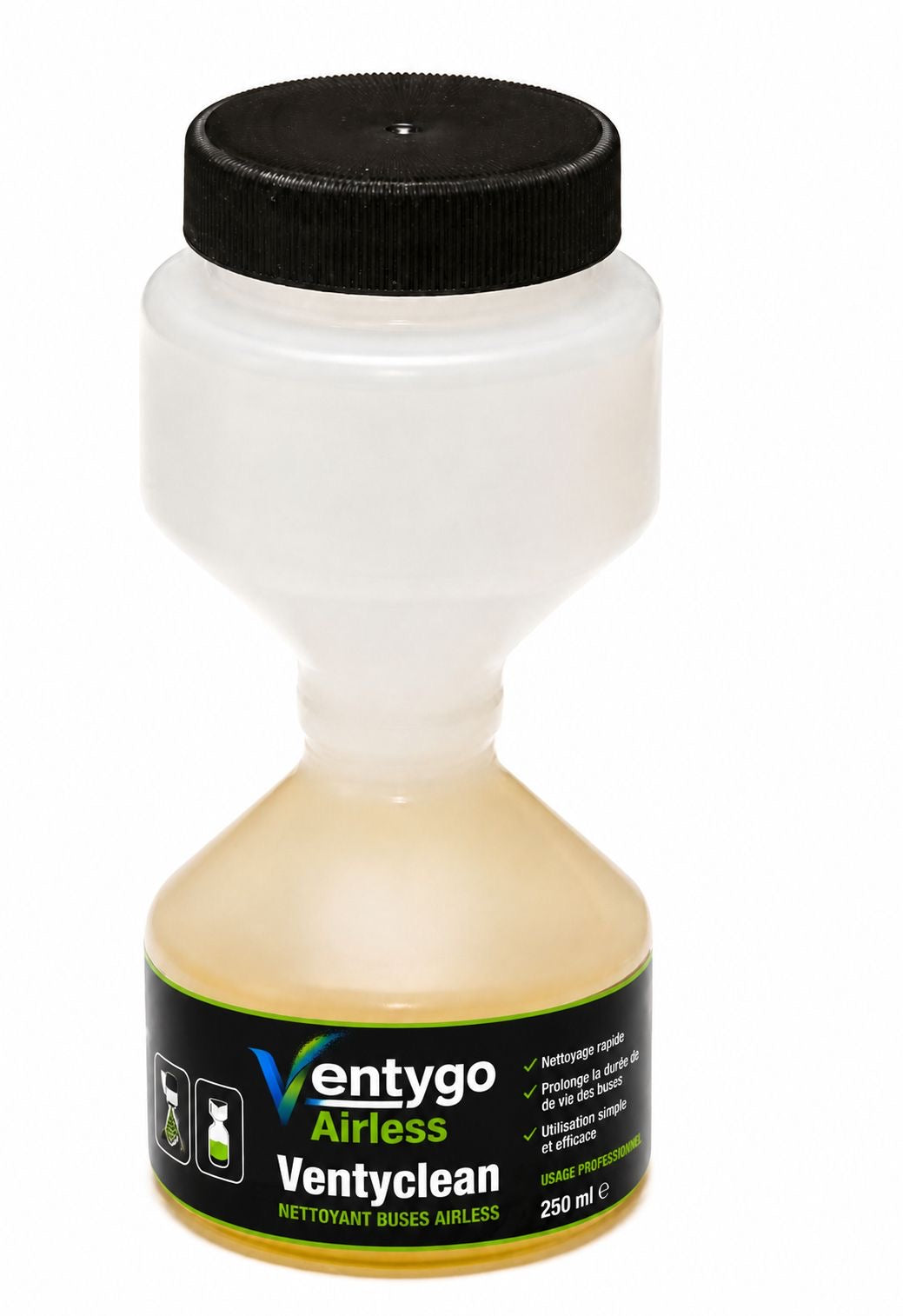 Ventyclean nettoyant buses airless pot sablier 250 ml — Swiss Airless Suisse