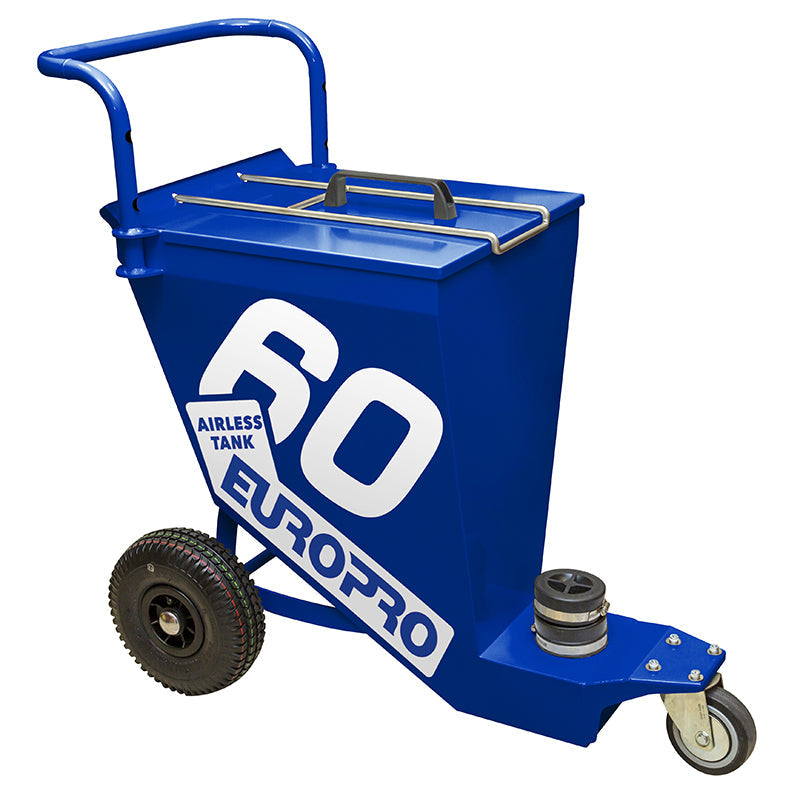 Cuve inox 60 L sur chariot pour airless EuroSpray — Swiss Airless Suisse