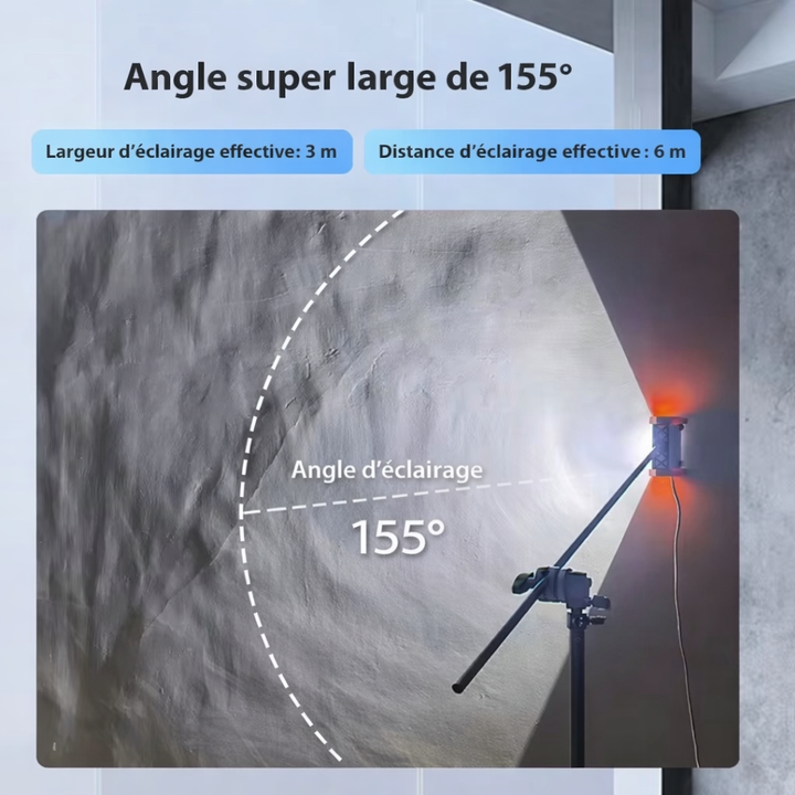 Lampe rasante LED éclairage de surface pour peintre — Suisse