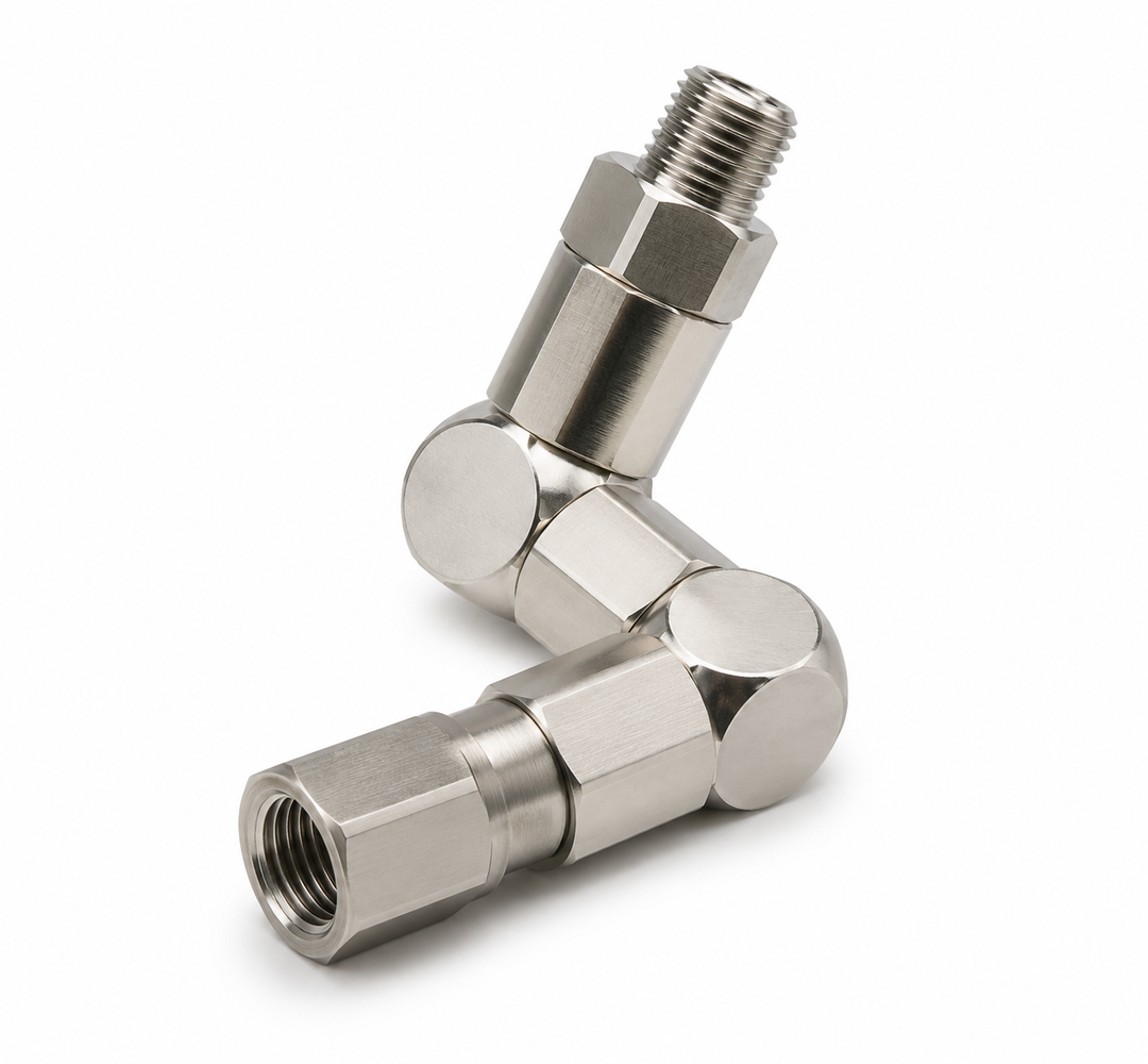 Raccord pivotant en Z airless 1/4″ mâle femelle — Swiss Airless Suisse