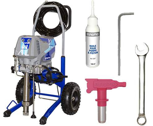 Pompe airless Eurospray XL — vue d'ensemble — Swiss Airless Suisse