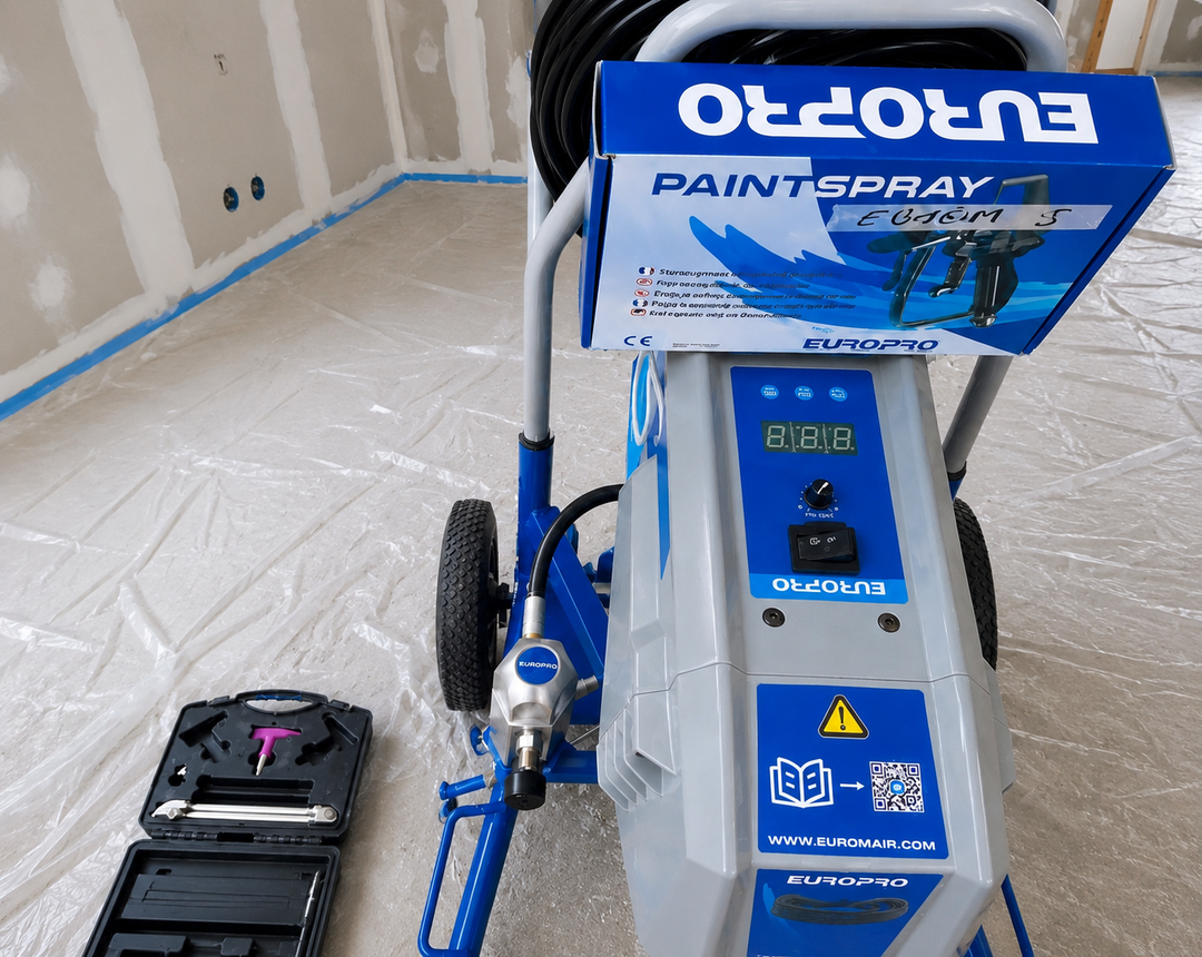 Pompe airless Eurospray S — panneau de commande simplifié — Suisse
