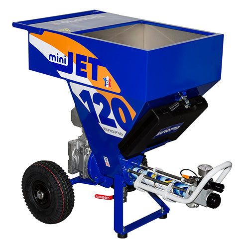 Machine à enduire MiniJet 120 Euromair, 120 bar, 6 L/min, châssis diable — Swiss Airless Suisse