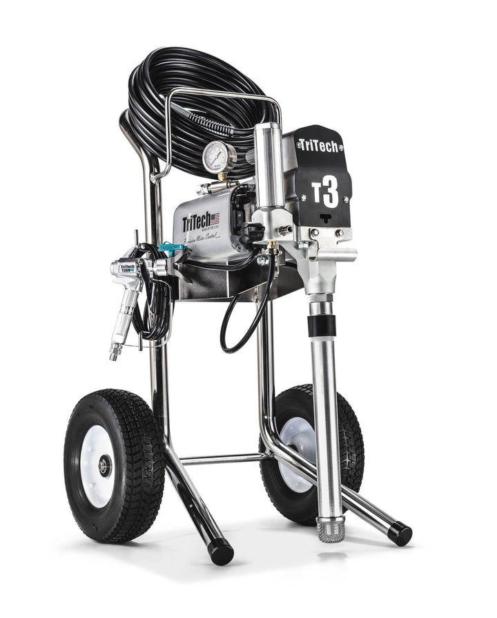 Pompe airless TriTech T3 Standard sur chariot — 226 bar, 14 kg — Swiss Airless Suisse