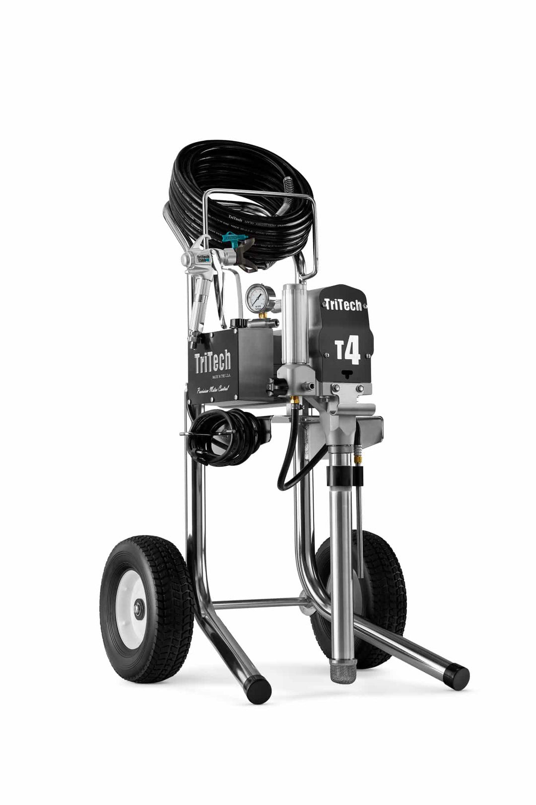 Pompe airless TriTech T4 sur chariot — 226 bar, 2,3 L/min — Swiss Airless Suisse