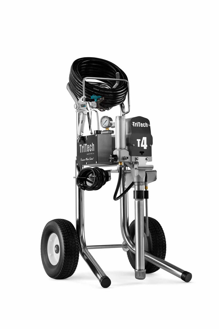 Pompe airless TriTech T4 sur chariot — 226 bar, 2,3 L/min — Swiss Airless Suisse