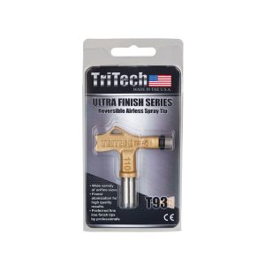 Buse airless TriTech T93R Ultra Finish — détail double atomisation — Suisse