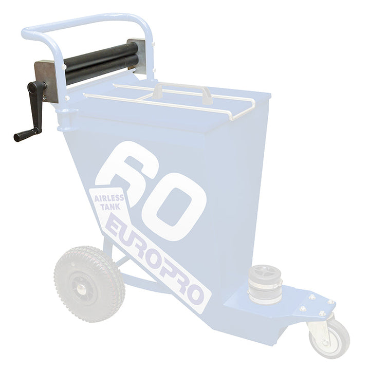 Vide-sac cuve inox 60 L EuroSpray — détail — Suisse